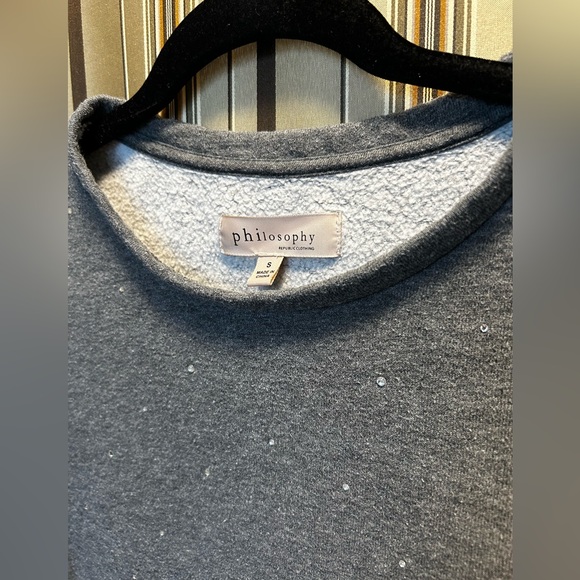 Philosophy Tops - Philosophy embellished sweatshirt